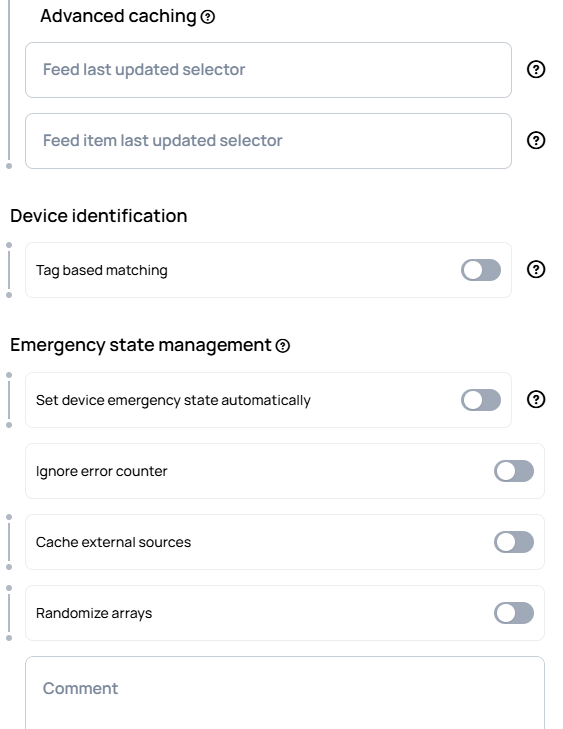 CAP Poll Mode Alert URL Selector